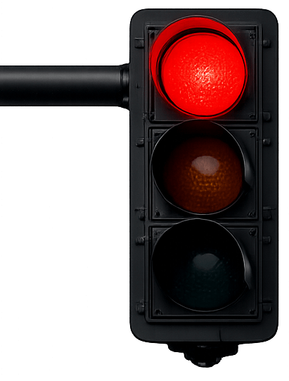 Yellow Traffic Light